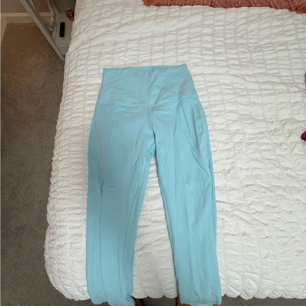 lululemon athletica Light Blue High-Waist Leggings